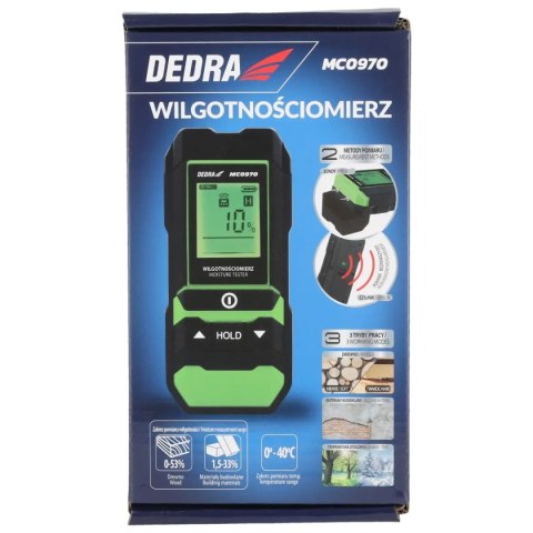 Wilgotnościomierz do drewna i mat.budowlanych