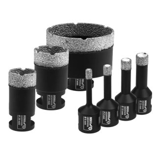 Zestaw koronek diamentowych vb 6,8,10,12,28,35,68mm