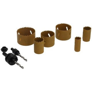 Zestaw otwornic bi-metalowych 8szt
