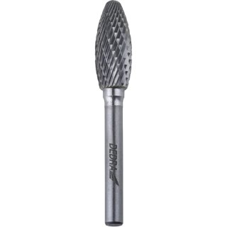 Frez trzpieniowy płomieniowy h12x32mm, trzpień 6mm