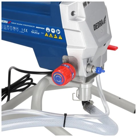 Agregat malarski hydrodynamiczny 950w, 2l/min., wąż 15m, pistolet 517