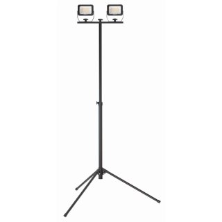 Lampa warsztatowa 2x30w smd led, 2x3300lm, statyw, ip65