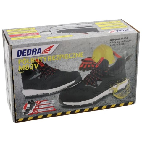 Półbuty bezpieczne m83v sport, rozm.44, kat.s1 src, kompozyt