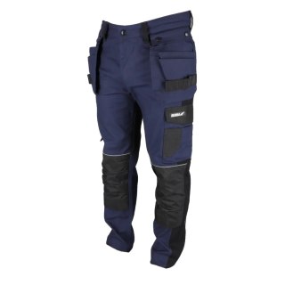 Spodnie slimfit z multikieszeniami l/52, gramatura 270g/m2