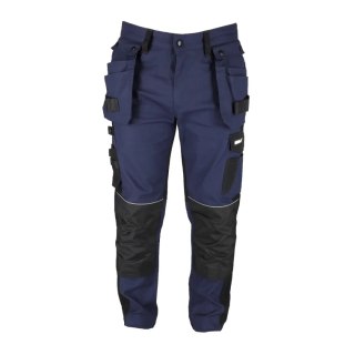 Spodnie slimfit z multikieszeniami xl/56, gramatura 270g/m2