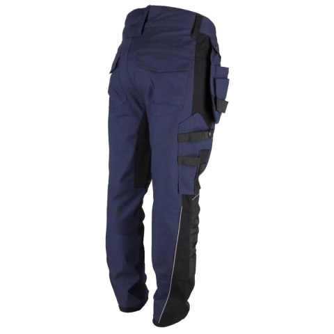 Spodnie slimfit z multikieszeniami xxl/58, gramatura 270g/m2