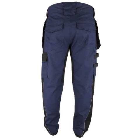 Spodnie slimfit z multikieszeniami xxl/58, gramatura 270g/m2