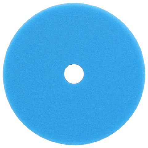 Gąbka polerska z rzepem miękka 125mm gr25mm (niebieska)