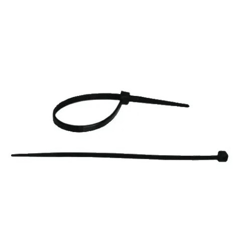 Nylonowe opaski zaciskowe czarne 4,8x370mm (100szt.)