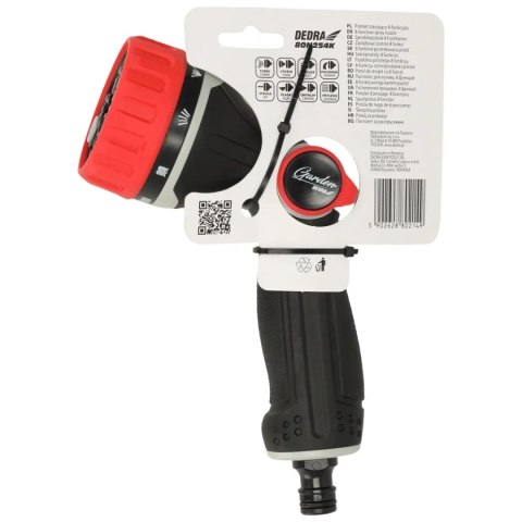 Pistolet zraszający 8-funkcyjny turbo thumb control