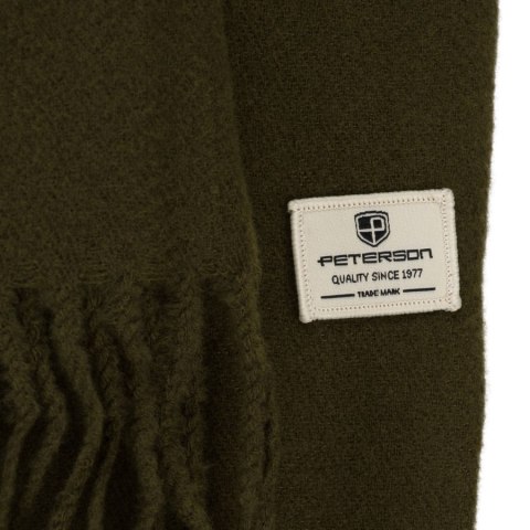 Elegancki szalik damski z poliestru w kolorze khaki - Peterson