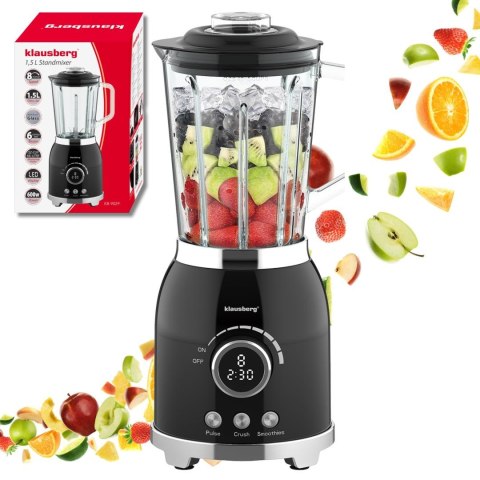 Blender kielichowy, wyświetlacz led,smoothie mikser kruszy lód,1,5l