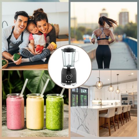 Blender kielichowy, wyświetlacz led,smoothie mikser kruszy lód,1,5l