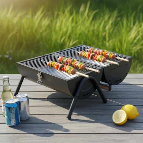 Grill ogrodowy, węglowy, przenośny, turystyczny, kinghoff