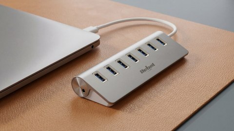 HUB (rozdzielacz) USB 3.0 7 portowy Rebel