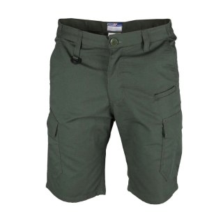 Szorty robocze ripstop+spandex rozm.m, 220g/m2, ciemnozielone