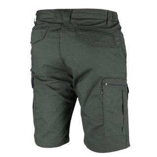 Szorty robocze ripstop+spandex rozm.m, 220g/m2, ciemnozielone