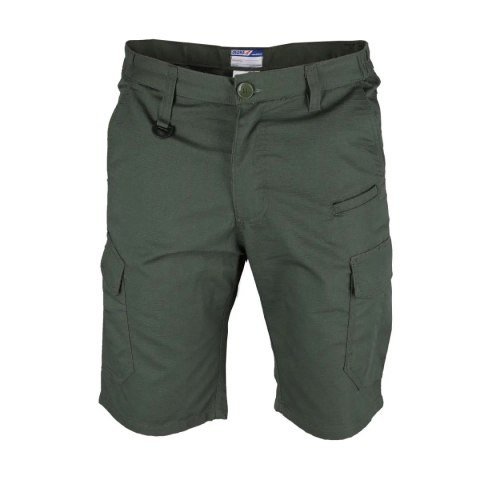 Szorty robocze ripstop+spandex rozm.s, 220g/m2, ciemnozielone