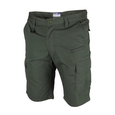 Szorty robocze ripstop+spandex rozm.s, 220g/m2, ciemnozielone