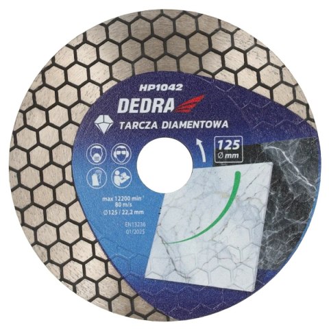 Tarcza diamentowa 125mm plaster miodu