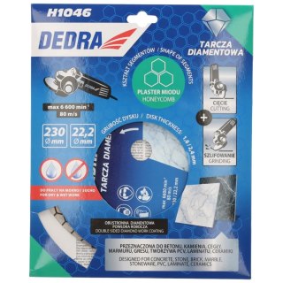 Tarcza diamentowa 230mm plaster miodu