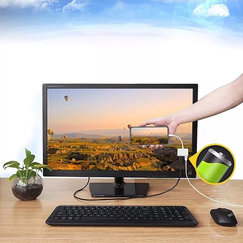 Adapter ze złączem lighting na hdmi av