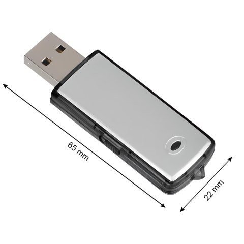 Dyktafon szpiegowski mini podsłuch pendrive rejestrator głosu usb 8gb 16h -e285