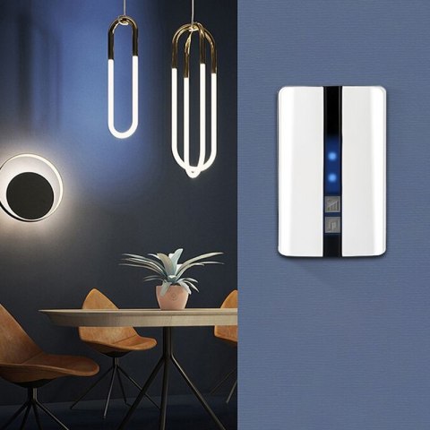 Dzwonek bezprzewodowy wodoodporny zasięg 150m ip44 do drzwi 51 melodii led
