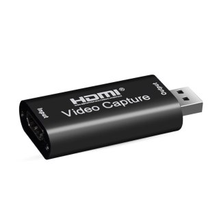 Karta przechwytywania wideo grabber hdmi - usb org video do 4k czarna