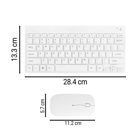 Klawiatura bezprzewodowa mysz zestaw usb mini slim e799