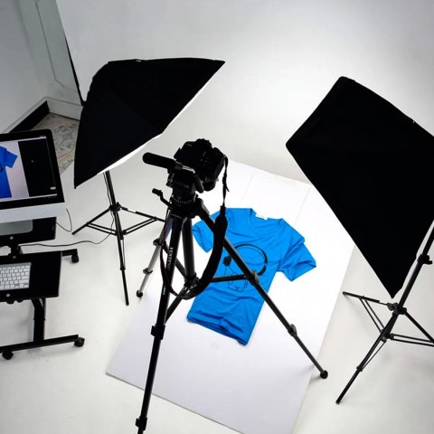 Lampy fotograficzne statyw softbox 50x70cm -e230 - inne żarówki