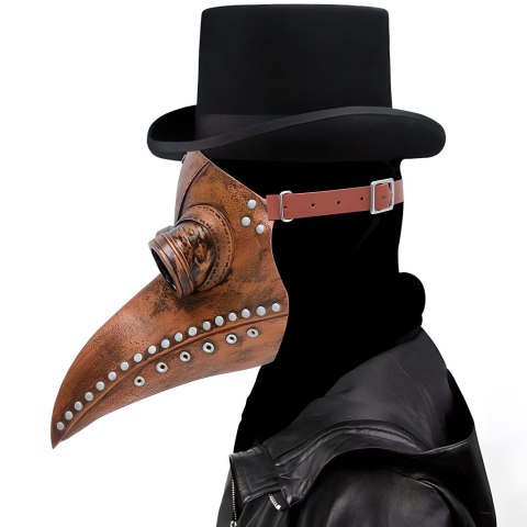 Maska doktor plaga kruka ptaka lateksowa na halloween przebranie cosplay -o176