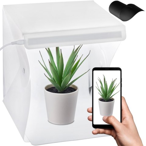 Namiot bezcieniowy led fotograficzny studio fotograficzny przenośny