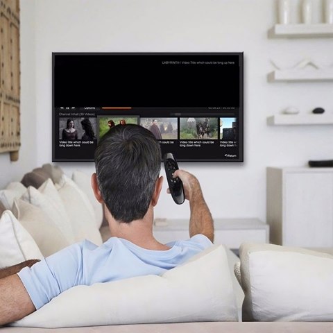 Pilot do tv klawiatura myszka bezprzewodowa na ruch usb smart tv 10m 3w1 -e235