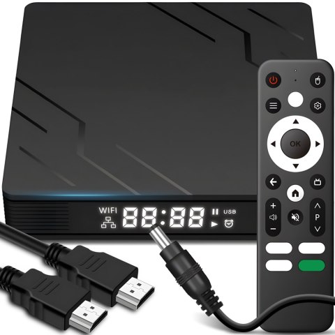 Smart tv box 4k wifi bt android 13 przystawka 2/16 hdr wszystkie apki - er1008