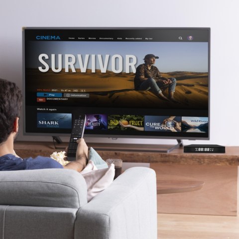 Smart tv box 4k wifi bt android 13 przystawka 2/16 hdr wszystkie apki - er1008