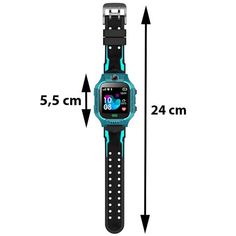 Smartwatch dla dzieci zegarek lokalizacja gps przycisk sos karta sim kamera - e746