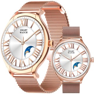 Smartwatch zegarek damski wodoodporny polska aplikacja sport sen rozmowy