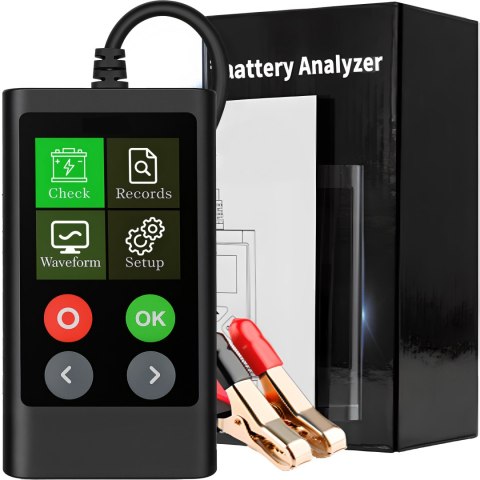 Tester miernik akumulatorów samochodowych samochodu baterii lcd 6v 20v -e656