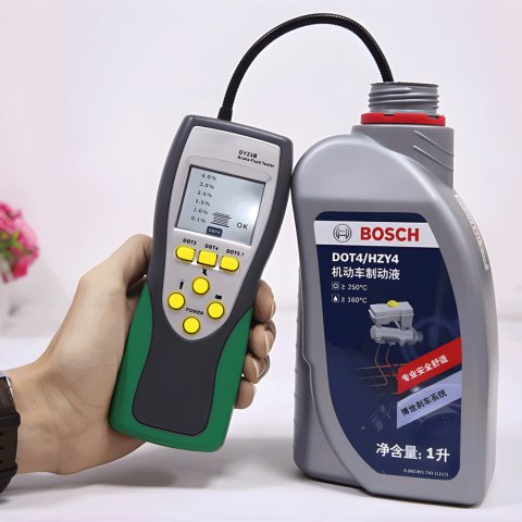 Tester płynu hamulcowego cyfrowy lcd dot 3 4 5 miernik z sondą uniwersalny