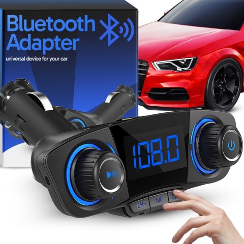 Transmiter fm bluetooth 5.0 usb wielofunkcyjny 8w1 -e666