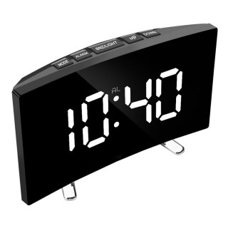 Zegar cyfrowy elektroniczny budzik led termometr -e738