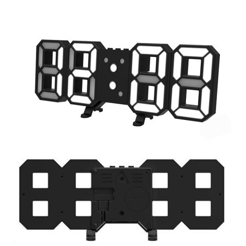 Zegar elegroniczny led budzik termometr alarm data - e290