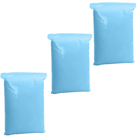 Zestaw piasek kinetyczny 3kg foremki basen zabawki - d007 niebieski piasek