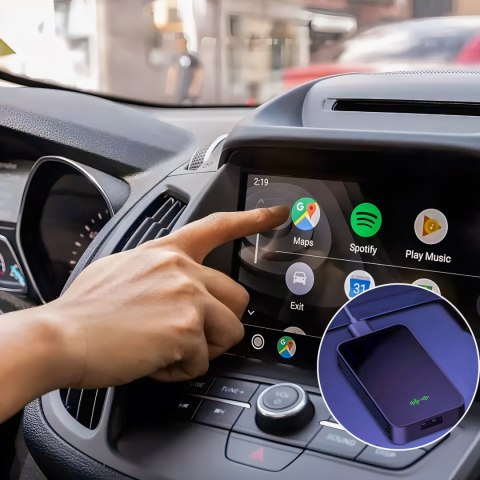 Adapter carplay carlink bezprzewodowy samochodowy android auto usb iphone