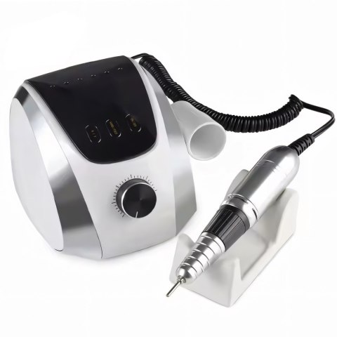 Frezarka do paznokci manicure pedicure hybrydy 65w lcd + frezy w zestawie