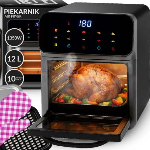 Frytkownica beztłuszczowa air fryer 8,5l piekarnik 1350w 12 trybów airfryer- er762