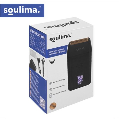 Golarka do brody z wyświetlaczem LED Soulima