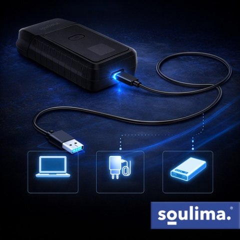 Golarka do brody z wyświetlaczem LED Soulima