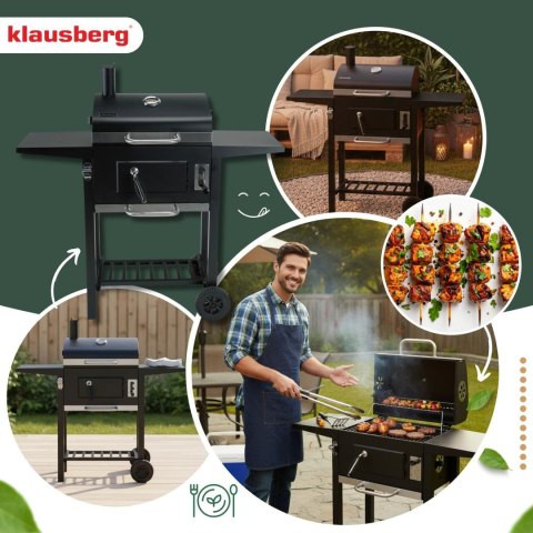 Grill ogrodowy, zaawansowane, pełna kontrola grillowania, klausberg